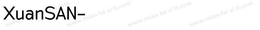 XuanSAN字体转换