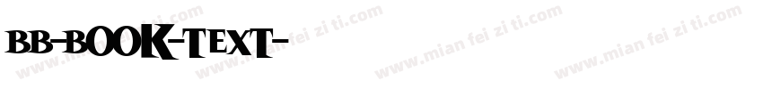 bb-book-text字体转换