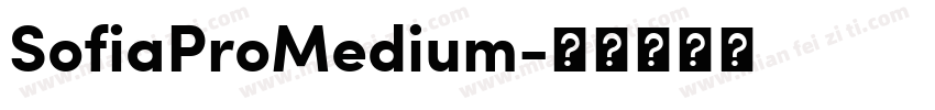 SofiaProMedium字体转换