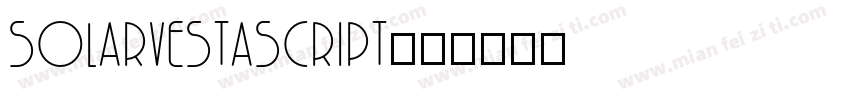 solarvestascript字体转换