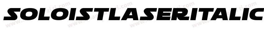 SoloistLaserItalic-A字体转换