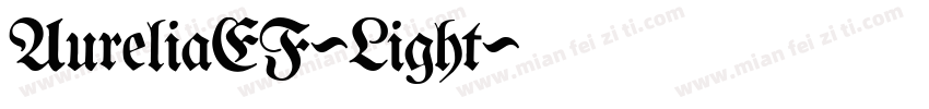 AureliaEF-Light字体转换