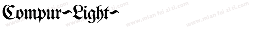 Compur-Light字体转换