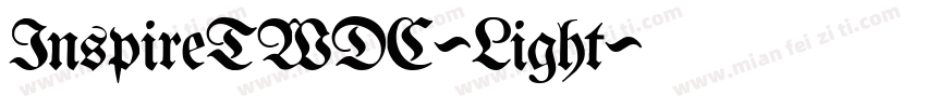 InspireTWDC-Light字体转换