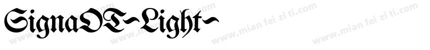 SignaOT-Light字体转换
