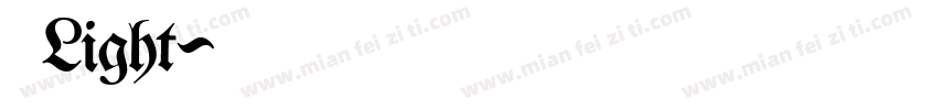 真武Light字体转换