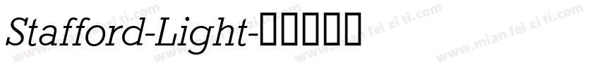 Stafford-Light字体转换