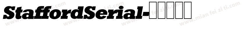 StaffordSerial字体转换