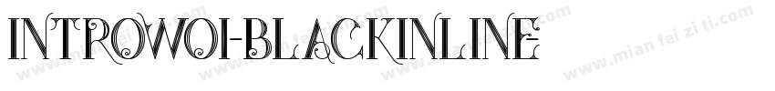 IntroW01-BlackInline字体转换