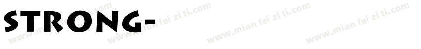 strong字体转换