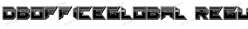 DBOfficeGlobal-Regul字体转换