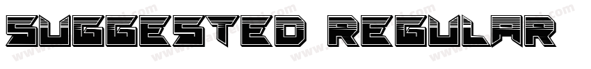 Suggested-Regular字体转换