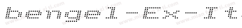 bengel-Ex-Italic字体转换