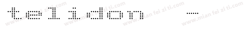 telidon字体字体转换