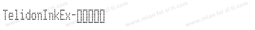TelidonInkEx字体转换