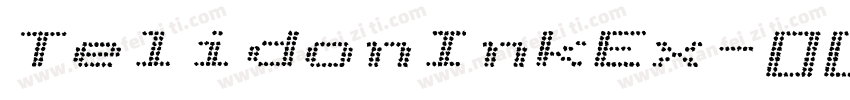 TelidonInkEx字体转换