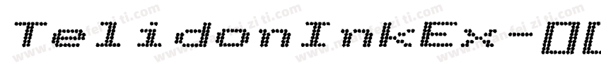 TelidonInkEx字体转换