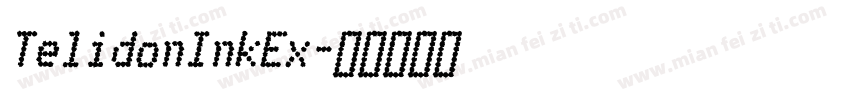 TelidonInkEx字体转换