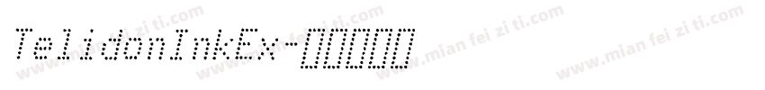 TelidonInkEx字体转换