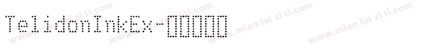 TelidonInkEx字体转换