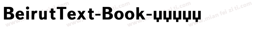 BeirutText-Book字体转换