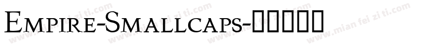 Empire-Smallcaps字体转换