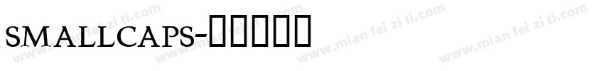 smallcaps字体转换