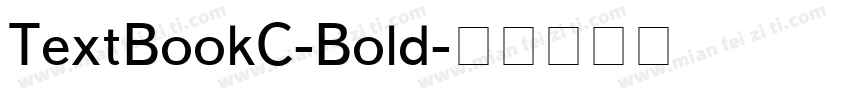 TextBookC-Bold字体转换