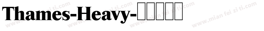 Thames-Heavy字体转换