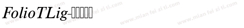 FolioTLig字体转换