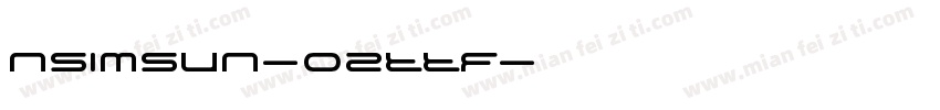 NSimSun-02ttf字体转换