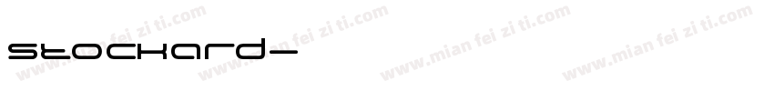 Stockard字体转换