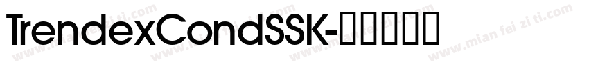 TrendexCondSSK字体转换