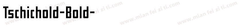 Tschichold-Bold字体转换