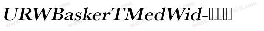URWBaskerTMedWid字体转换