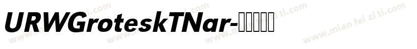 URWGroteskTNar字体转换