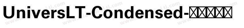 UniversLT-Condensed字体转换