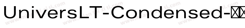 UniversLT-Condensed字体转换