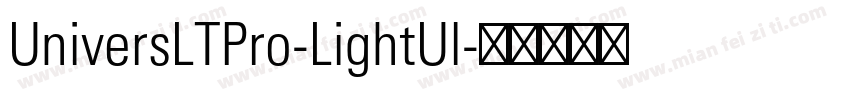 UniversLTPro-LightUl字体转换