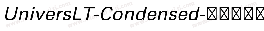UniversLT-Condensed字体转换