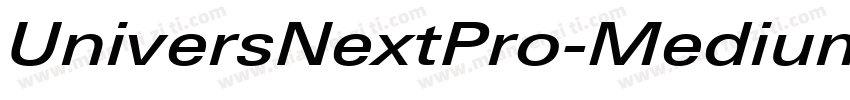 UniversNextPro-Medium字体转换