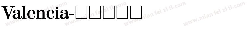 Valencia字体转换