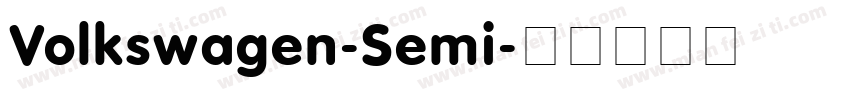 Volkswagen-Semi字体转换
