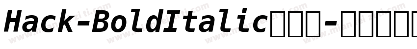Hack-BoldItalic手机版字体转换