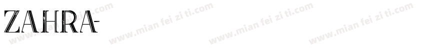 Zahra字体转换