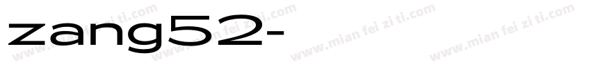 zang52字体转换