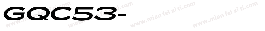 GQC53字体转换