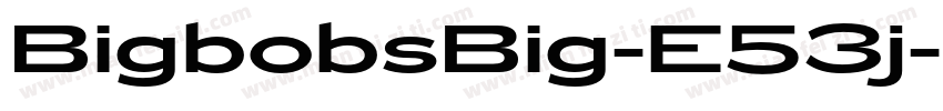 BigbobsBig-E53j字体转换