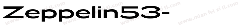 Zeppelin53字体转换