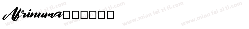 Afrinuma字体转换